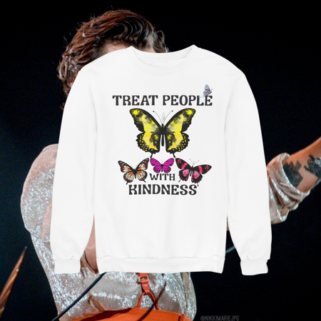 Treat People With Kinndess Harry Styles Unisex Long Sleeve Sweatshirt